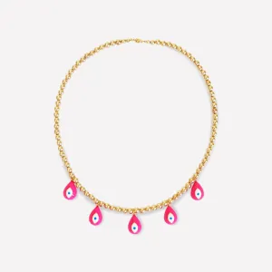 RANIA EYE NECKLACE 6MM