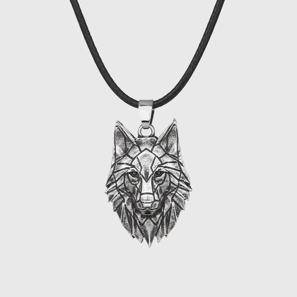 Rugged Wolf Necklace