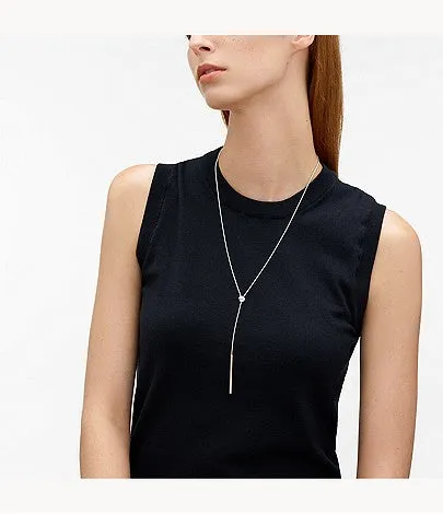 Skagen Amalie Two-Tone Lariat Necklace SKJ0913998