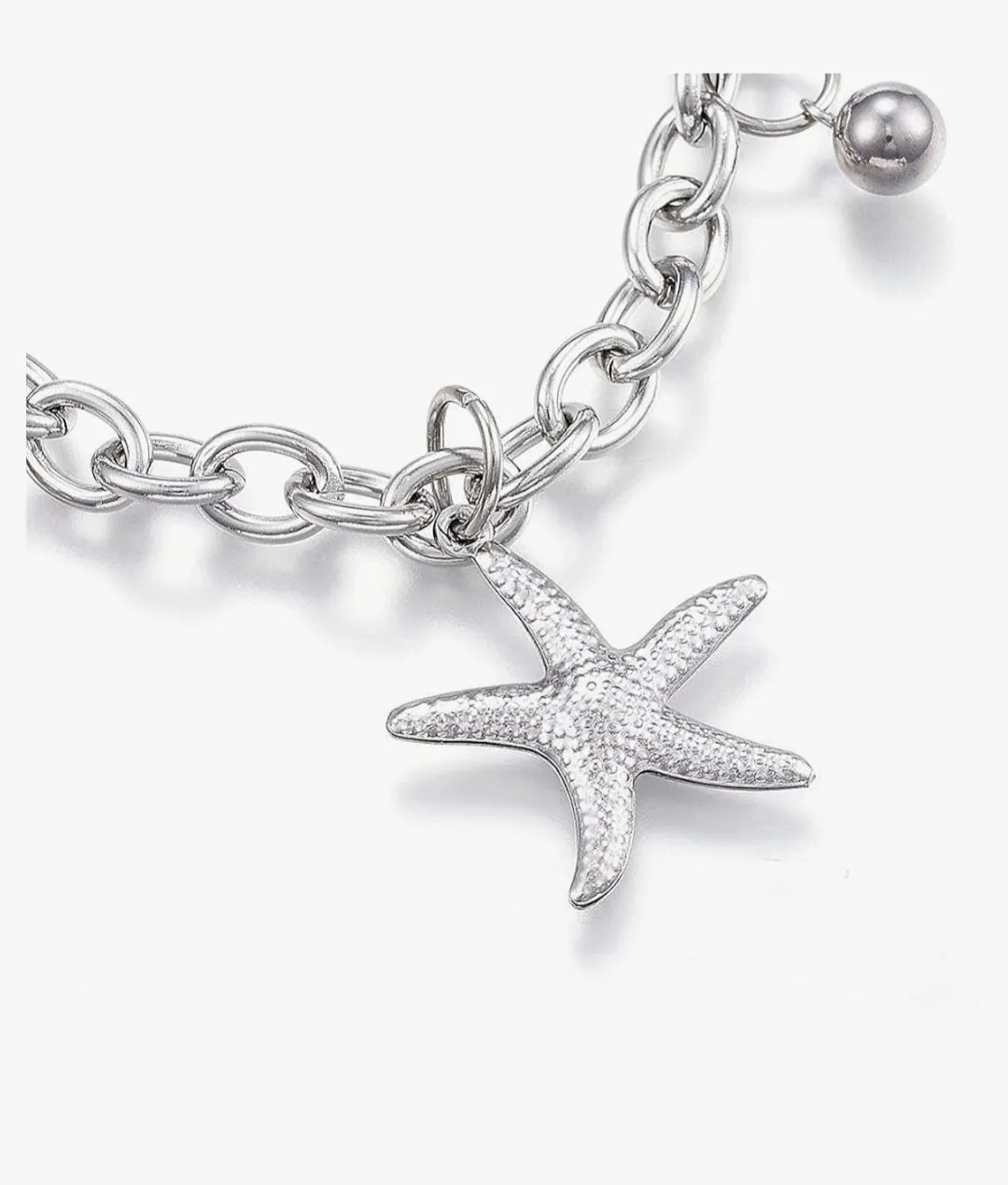 Stainless Steel Starfish Bracelet