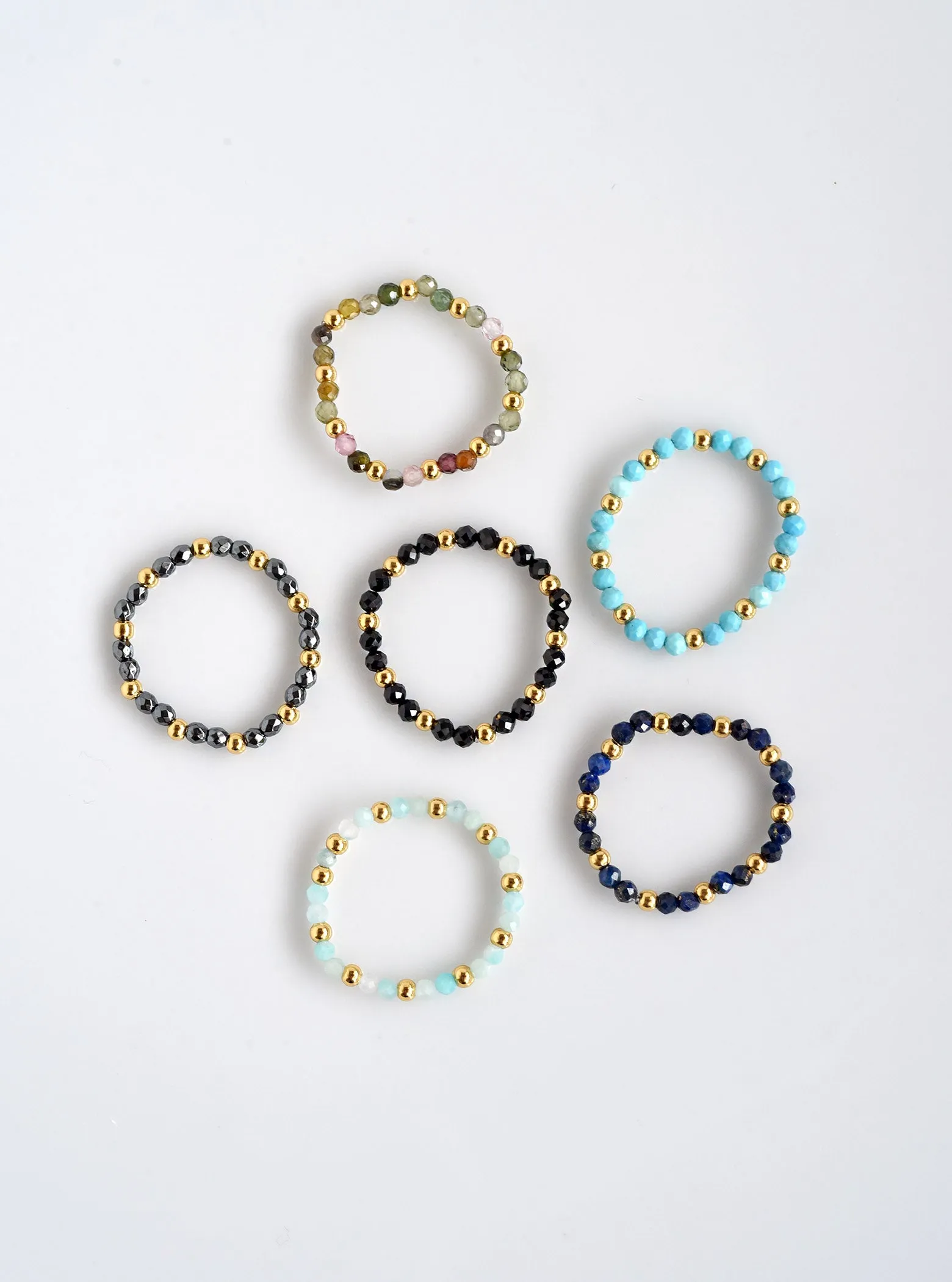 Stretchable Beaded Ring