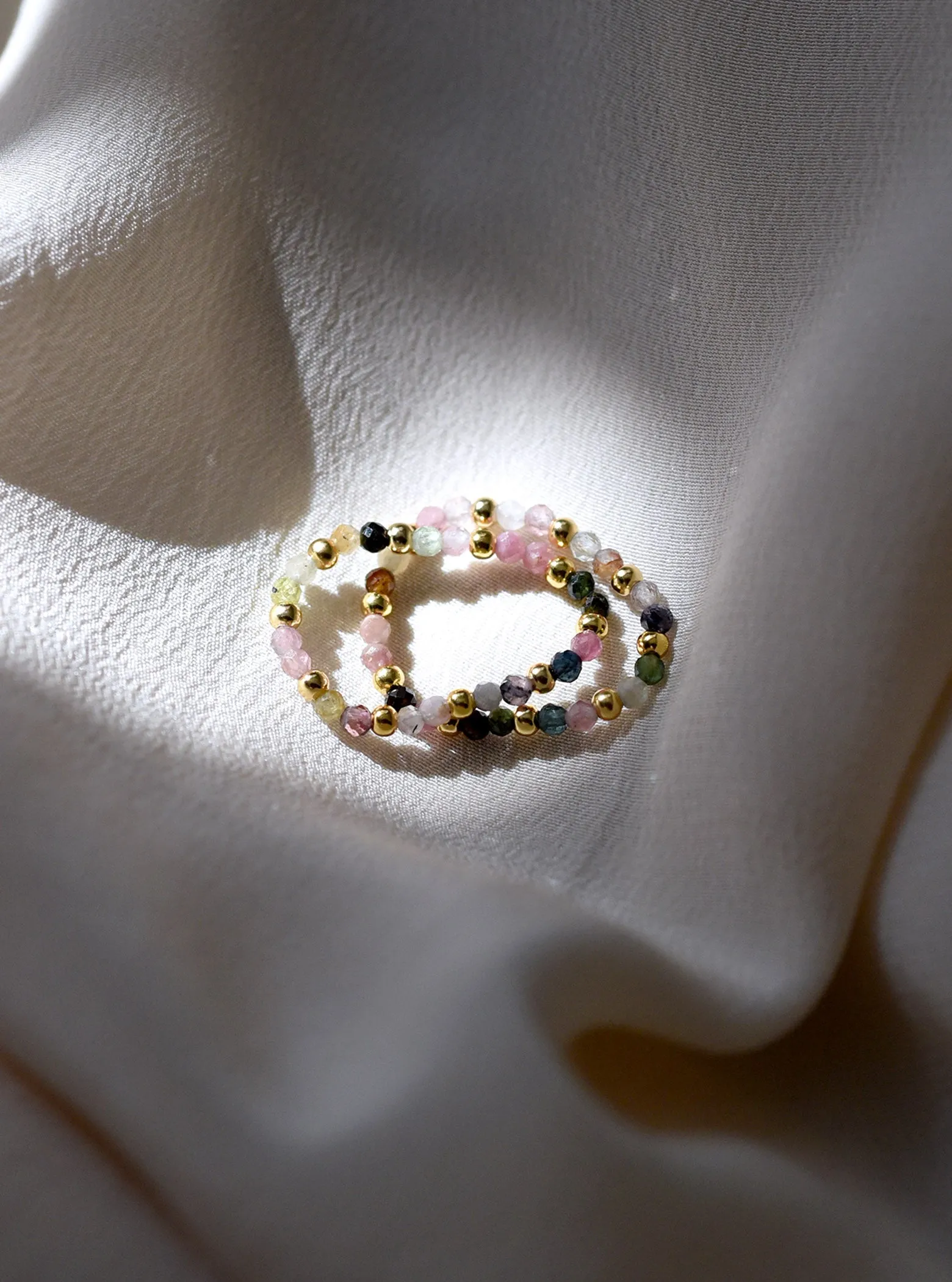 Stretchable Beaded Ring