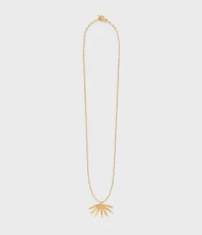 SUN SIREN NECKLACE 42CMS- GOLD