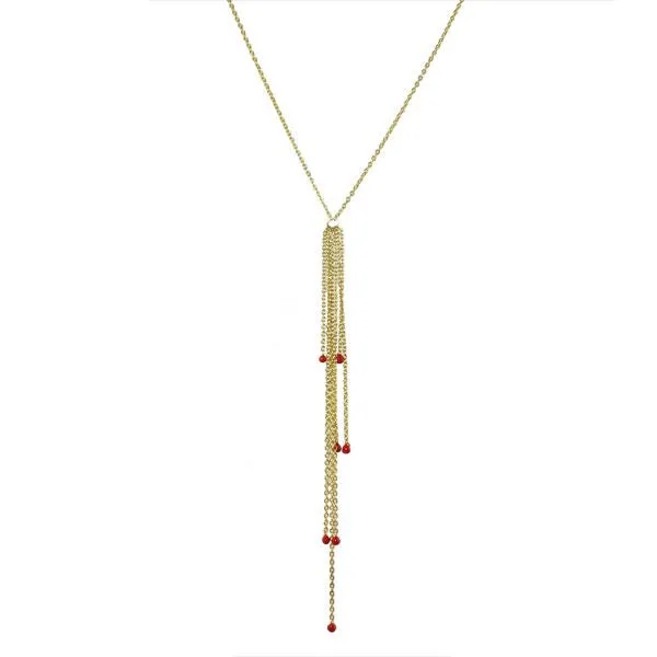 TASSEL LARIAT NECKLACE