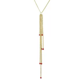 TASSEL LARIAT NECKLACE