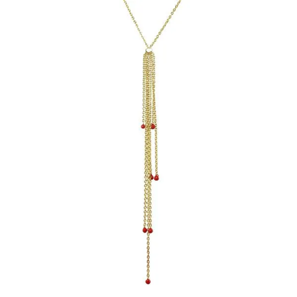 TASSEL LARIAT NECKLACE