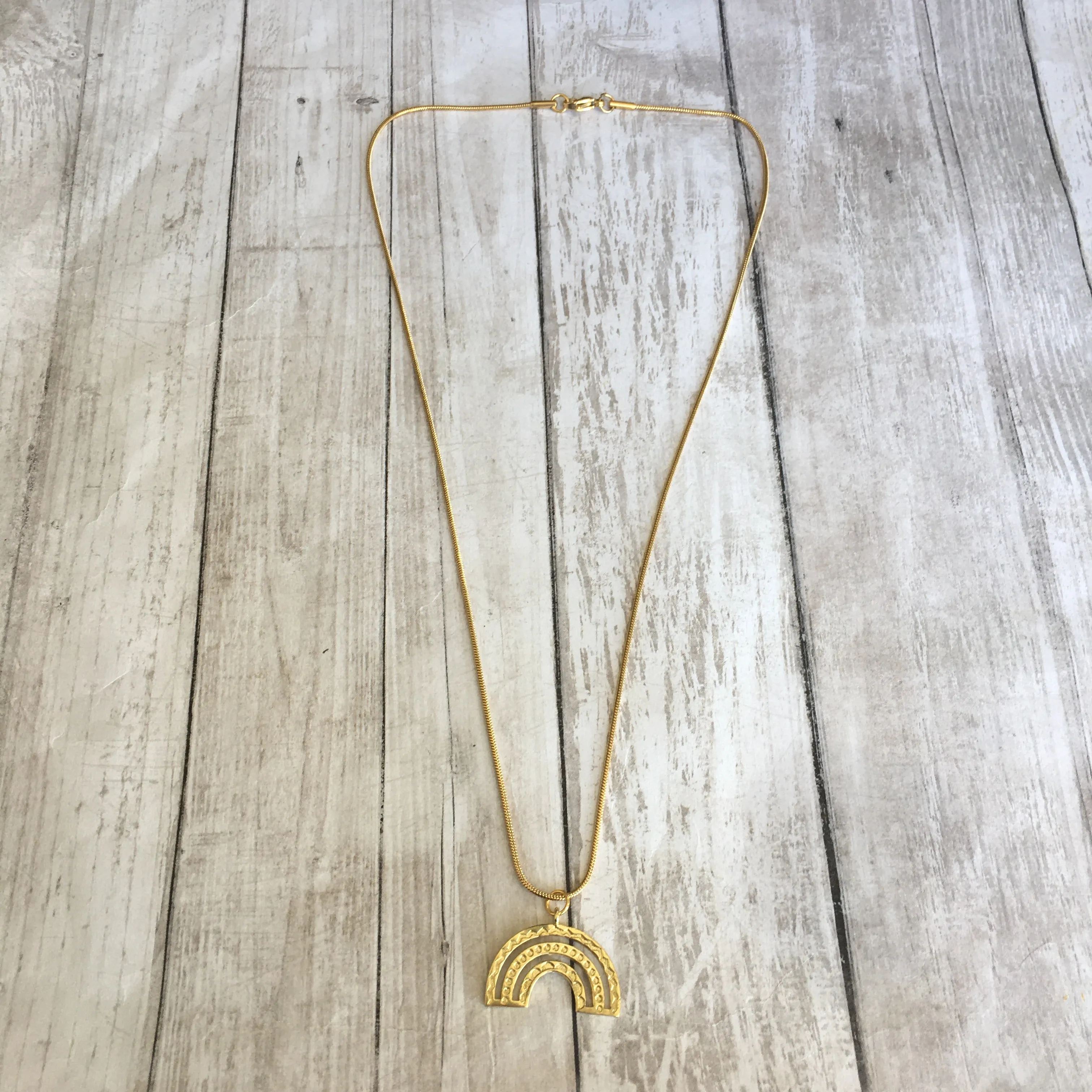 The Rainbow Gold Necklace