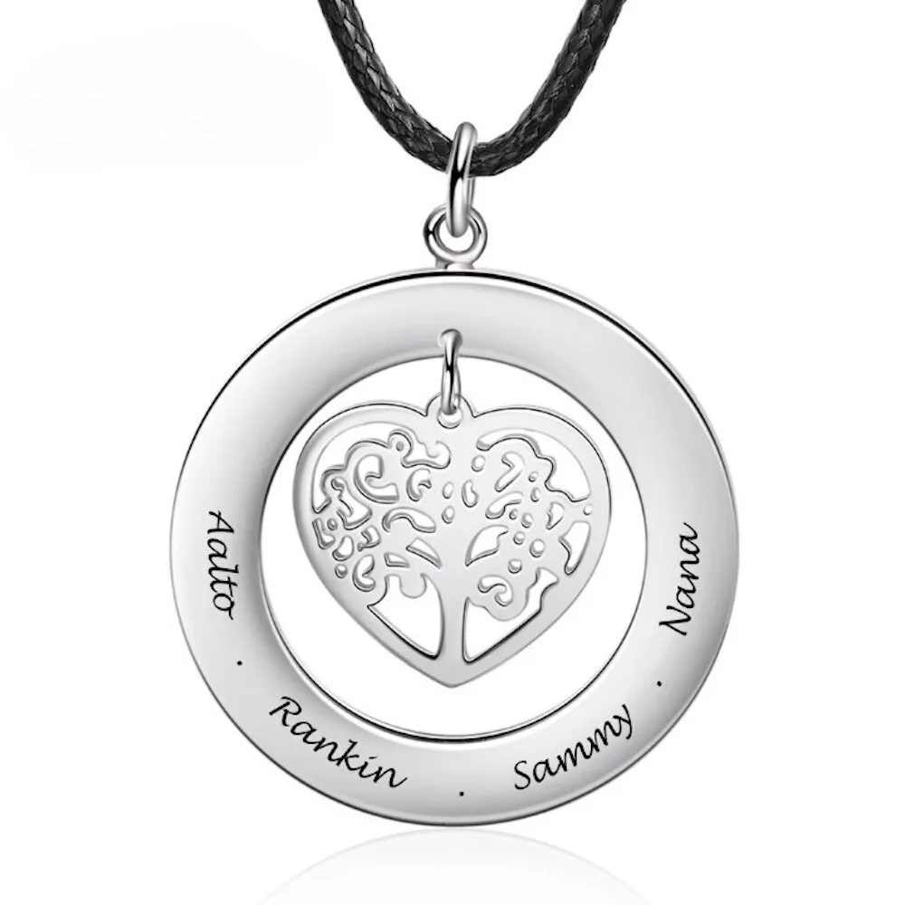 Tree Of Life Customized Men Necklace