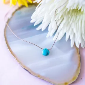 Turquoise Briolette Gemstone Necklace