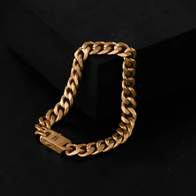 Valence Vic 8mm Chain Bracelet 18K Gold