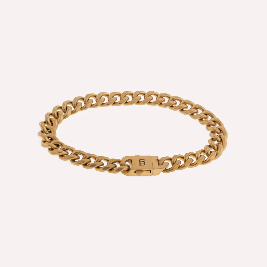 Valence Vic 8mm Chain Bracelet 18K Gold