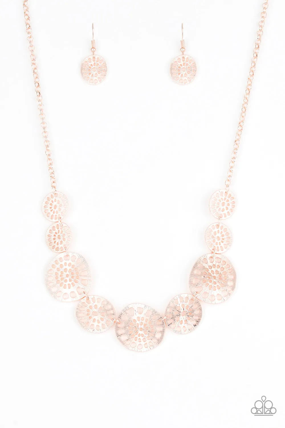 Your Own Free WHEEL - Rose Gold Paparazzi Necklace